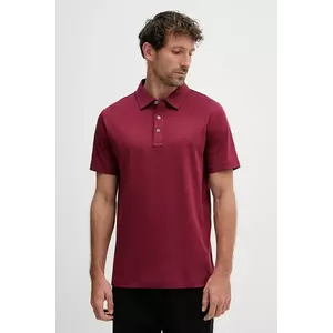 Michael Kors polo de bumbac culoarea gri, melanj imagine