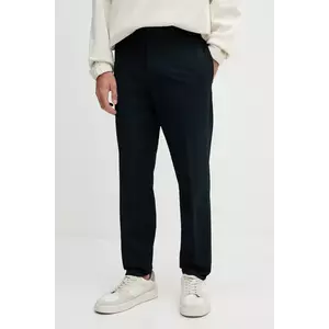 BOSS pantaloni culoarea bleumarin, cu fason chinos, 50543570 imagine