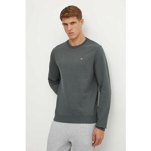 Napapijri bluza Balis Crew barbati, culoarea verde, neted, NP0A4FQWG1S1 imagine