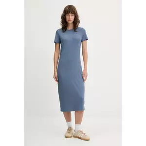 Tommy Jeans rochie midi, evazată, DW0DW19721 imagine