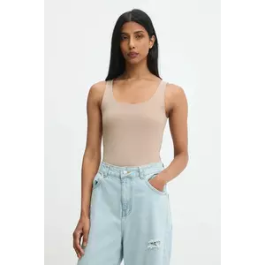 Answear Lab bluza culoarea maro, neted imagine