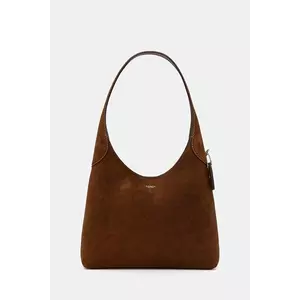 Coach geantă de mână din piele întoarsă Brooklyn culoarea verde, CW637 imagine