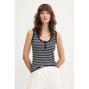 Tommy Jeans top culoarea gri, DW0DW20898 imagine