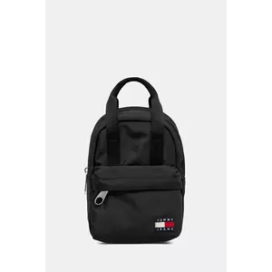 Tommy Jeans rucsac culoarea negru, mic, uni, AW0AW17577 imagine