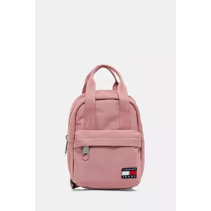 Tommy Jeans rucsac culoarea portocaliu, mic, uni, AW0AW17577 imagine