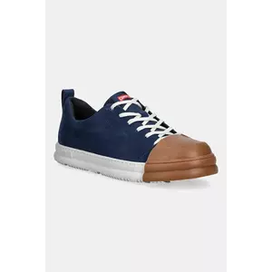 Camper adidași din nubuc Junction Runner culoarea bleumarin, K100978-013 imagine