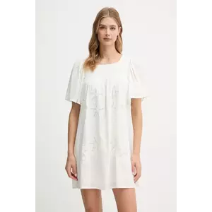 Hoss Intropia rochie culoarea bej, mini, evazați, 8229136 imagine