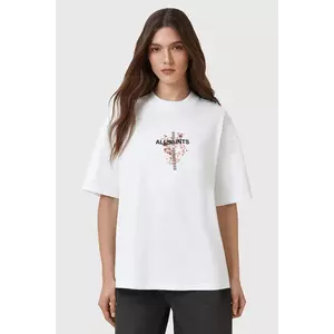 AllSaints tricou ETERNAL culoarea alb, W284JC imagine