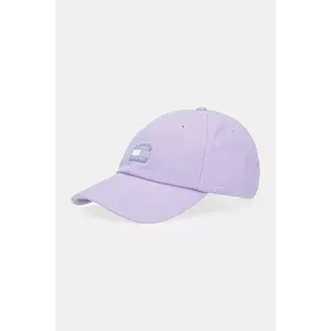 Tommy Jeans șapcă de baseball din bumbac culoarea violet, AW0AW17580 imagine