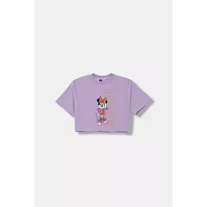 adidas tricou copii culoarea violet, JM0830 imagine