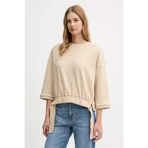 Joop! bluză culoarea bej, uni, 30047771 imagine