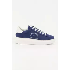 Karl Lagerfeld adidași din nubuc KAPRI MENS culoarea bleumarin, KL52537A imagine