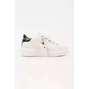 Karl Lagerfeld sneakers din piele KAPRI culoarea alb, KL62519 imagine
