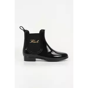 Karl Lagerfeld cizme KALOSH II culoarea negru, KL94775 imagine