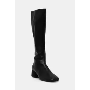 Vagabond Shoemakers ghete de piele LIVIA culoarea negru, cu toc drept, 5856-001-20 imagine