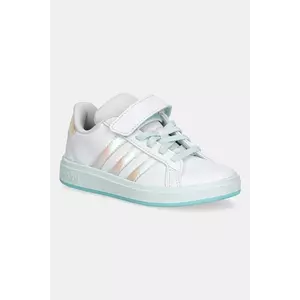adidas sneakers pentru copii GRAND COURT 2.0 culoarea alb, JR6119 imagine