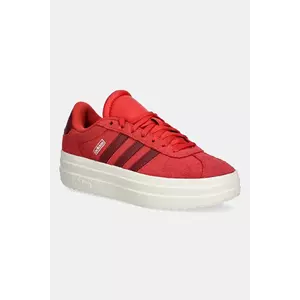 adidas sneakers pentru copii VL COURT BOLD culoarea roșu, JS3480 imagine