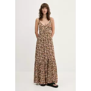 Rip Curl rochie culoarea maro, maxi, evazați, 049WDR imagine