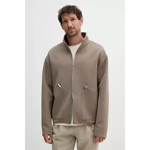 Michael Kors bluză culoarea maro, uni, CS552H2HDT imagine