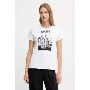 Dkny tricou culoarea alb, P52HOWNA imagine