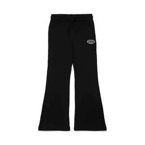 Diesel pantaloni de trening din bumbac pentru copii PEBIRT TROUSERS culoarea negru, uni, J02419 imagine