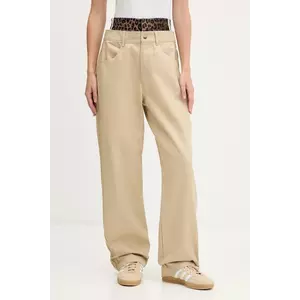 adidas Originals jeans Firebird high waist, JX8760 imagine