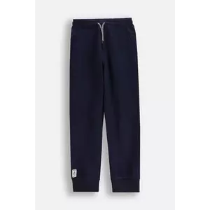 Coccodrillo pantaloni de trening pentru copii culoarea bleumarin, uni, EVERYDAY BOY imagine