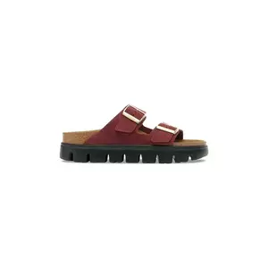 Birkenstock papuci Arizona Chunky Birkenstock x Papillio culoarea roșu, cu platformă, 1030581 imagine