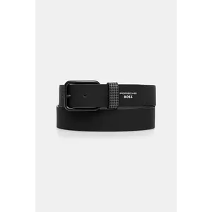 BOSS curea de piele culoarea negru, 50548406 imagine