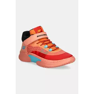 Skechers sneakers pentru copii SKX COURT HYPE - HOOPER-HERO culoarea portocaliu, 406068L imagine