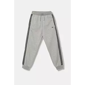 adidas Originals pantaloni de trening pentru copii culoarea gri, melanj, JW1090 imagine