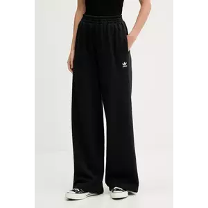 adidas Originals pantaloni de trening din bumbac Essentials culoarea negru, uni, JW2812 imagine