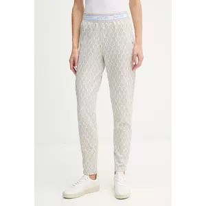 Joop! pantaloni de trening culoarea bej, cu imprimeu, 30049337 imagine