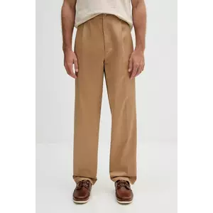 BOSS pantaloni de bumbac culoarea verde, cu fason chinos, 50546924 imagine