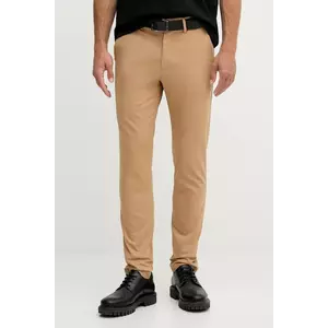BOSS pantaloni culoarea verde, cu fason chinos, 50543945 imagine