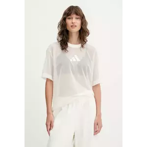 adidas tricou All SZN culoarea bej, JV9872 imagine
