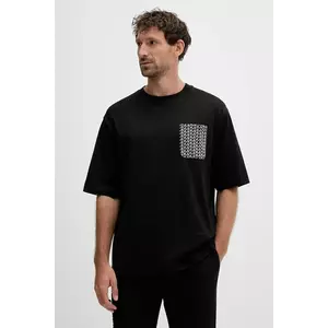 Michael Kors tricou din bumbac culoarea negru, cu imprimeu, CT552LM1V2 imagine