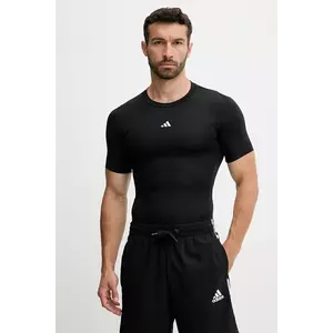 adidas Performance tricou de antrenament Techfit culoarea negru, uni, JP4674 imagine