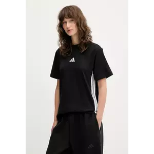 adidas tricou din bumbac Essentials culoarea negru, JD0846 imagine