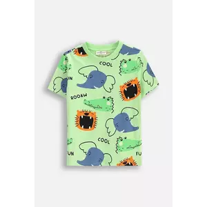 Coccodrillo tricou de bumbac pentru copii culoarea verde, cu imprimeu, EVERYDAY BOY imagine