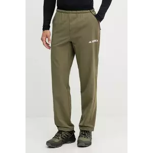 adidas TERREX pantaloni de exterior Liteflex culoarea verde, drept, JF3708 imagine