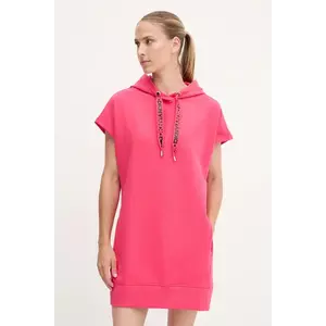 Dkny rochie culoarea roz, mini, drept, DP5D4908 imagine