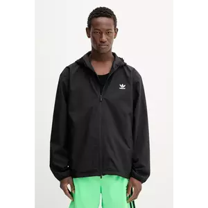 adidas Originals geacă Essentials culoarea negru, de tranziție, JW1055 imagine