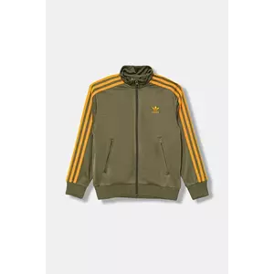 adidas Originals bluză copii culoarea verde, cu imprimeu, JZ4086 imagine