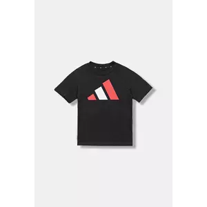 adidas tricou copii culoarea negru, cu imprimeu, JY0297 imagine