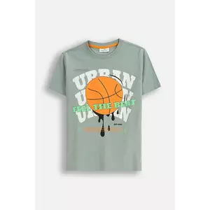 Coccodrillo tricou de bumbac pentru copii culoarea verde, cu imprimeu, EVERYDAY BOY imagine
