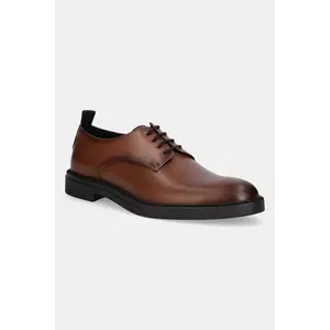 BOSS pantofi de piele Calev culoarea maro, 50548036 imagine