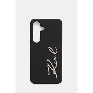 Karl Lagerfeld husă pentru telefon Samsung Galaxy S25 culoarea negru, KLHCS25SSCMSMVK imagine
