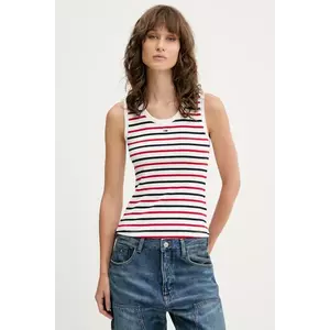 Tommy Jeans top culoarea bordo, DW0DW20673 imagine