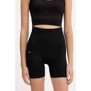 Pangaia pantaloni scurți Plant-Stretch Compressive Shorts uni, high waist, 10002485 imagine
